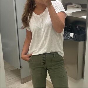 GAP White Short Sleeve Women's Tee